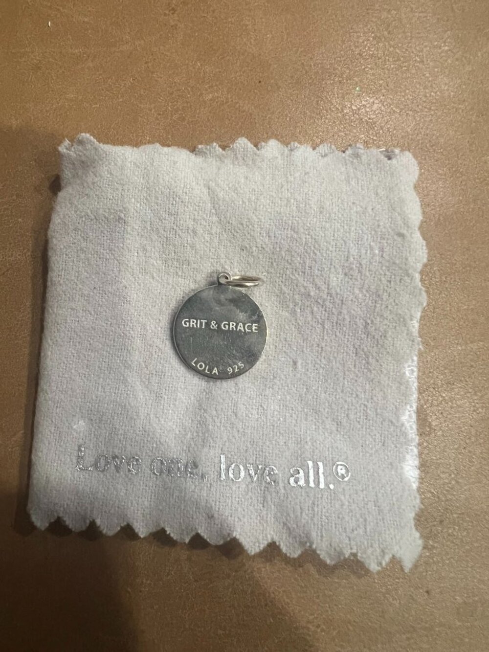 Lola “Grit & Grace” Sterling Silver Charm - Picture 2 of 2